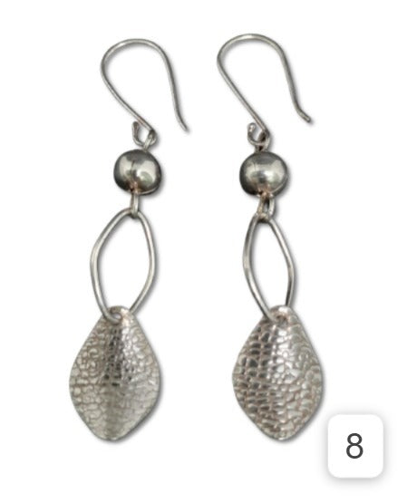 Aretes en Plata 950 Largo APLL41