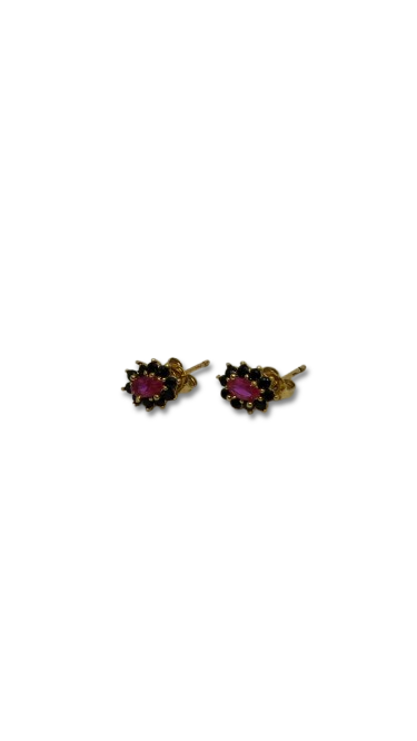 TOPOS ORO LAMINADO FLORALES BRBJ3021
