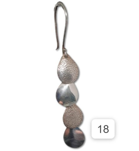 Aretes en Plata 950 Largo APLL41