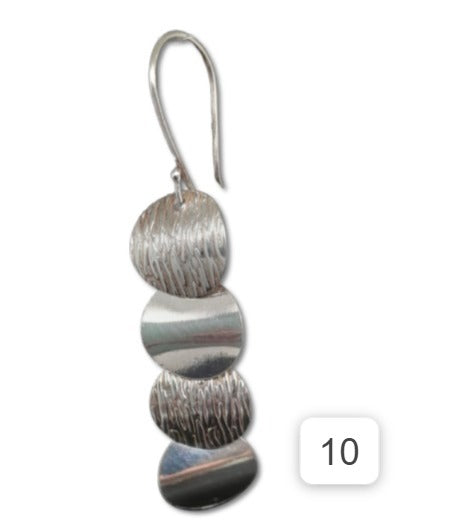 Aretes en Plata 950 Largo APLL41