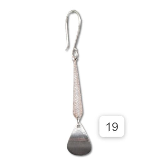 Aretes en Plata 950 Largo APLL41
