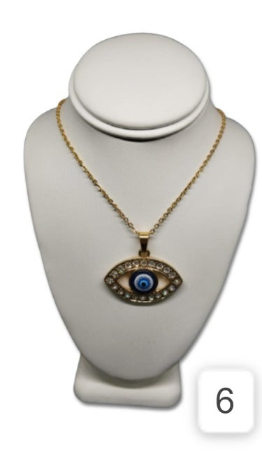 COLLAR OJO TURCO - COLLAR ACERO