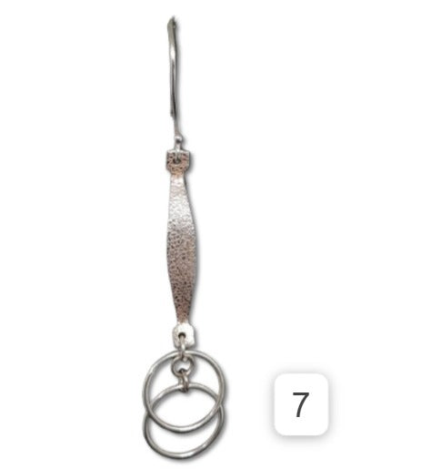 Aretes en Plata 950 Largo APLL41