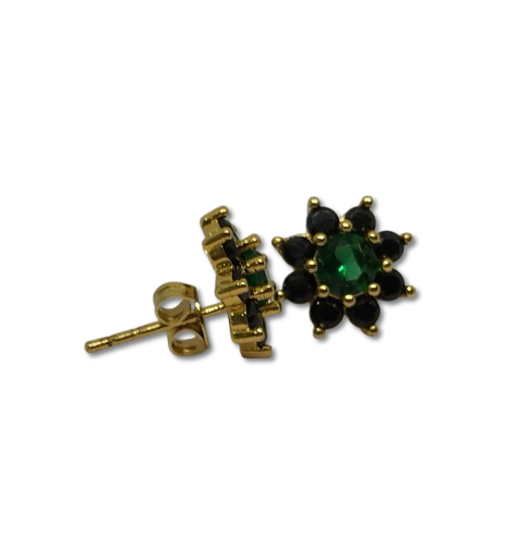 TOPOS ORO LAMINADO FLORALES BRBJ3021
