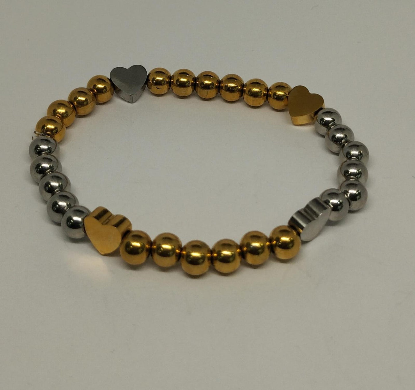 PULSERA CUATRO CORAZONES BDPCZ