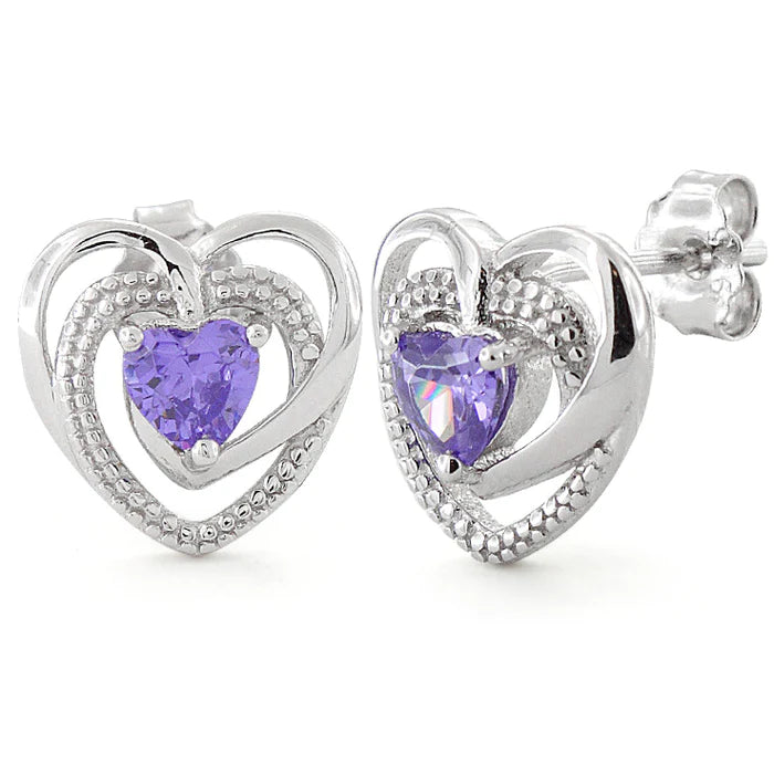 ARETE PLATA LEY 925 Y CIRCÒN PURPURA PPCH41