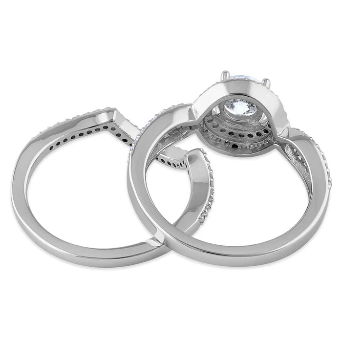 SET DE ANILLO DE COMPROMISO PLATA LEY 925 APCH63