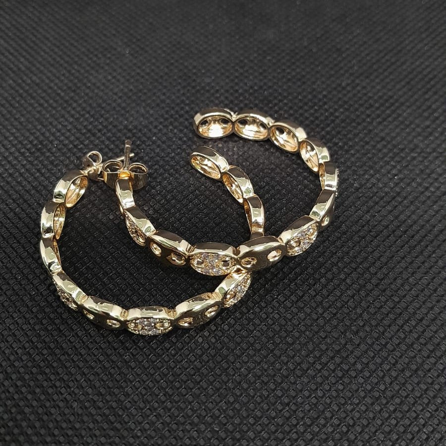 CANDONGAS ORO LAMINADO DISEÑO GUCCI GRANDE BRBJ1393.40