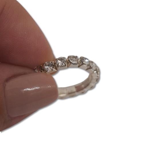 Anillo Elástico de Brillantes en Fantasía AFCH2186
