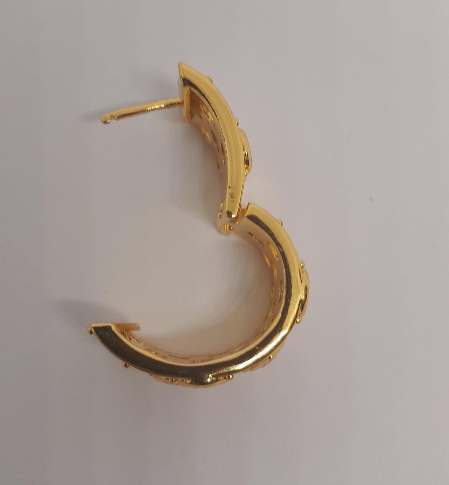 Arete de Fantasía Dorado con Piedras AFAP