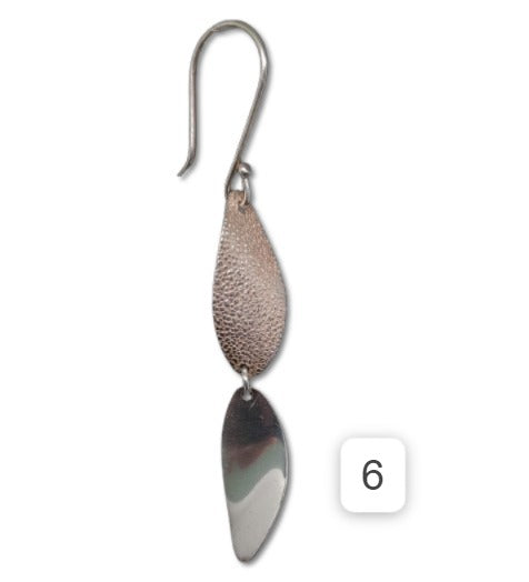 Aretes en Plata 950 Largo APLL41