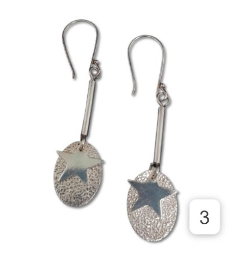 Aretes en Plata 950 Largo APLL41