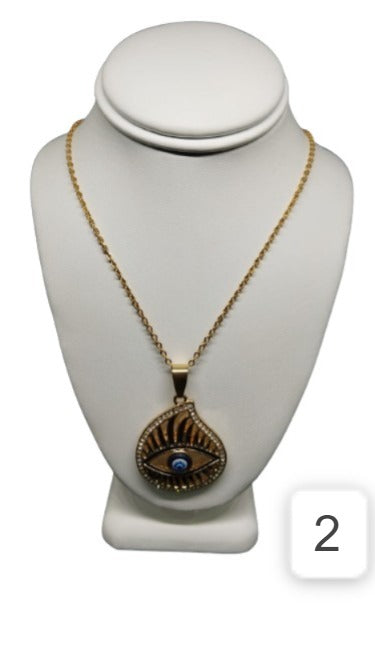 COLLAR OJO TURCO - COLLAR ACERO