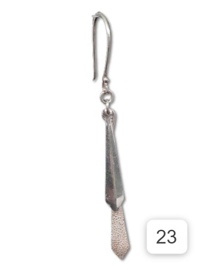 Aretes en Plata 950 Largo APLL41