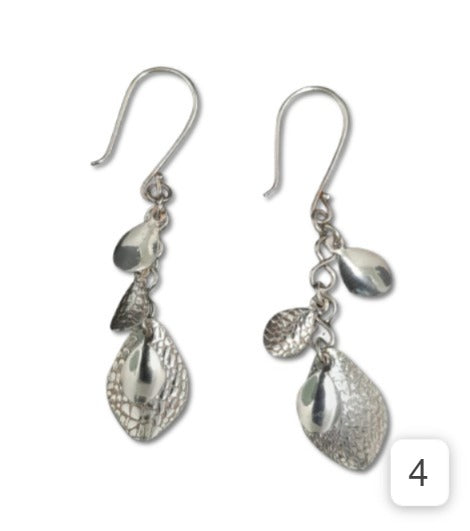 Aretes en Plata 950 Largo APLL41