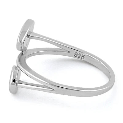 ANILLO EN PLATA CON ÓPALO AZUL DE LABORATORIO APCH35