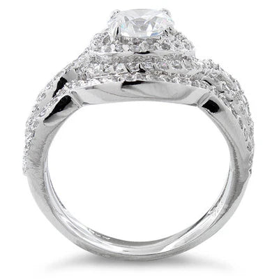 SET DE ANILLO DE COMPROMISO PLATA LEY 925 APCH63