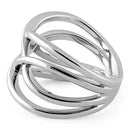 ANILLO EN PLATA ONDAS ENTRELAZADAS APCH62