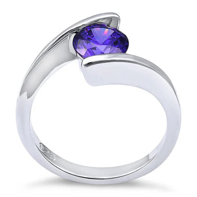 ANILLO EN PLATA CON BIZEL REDONDO APCH39