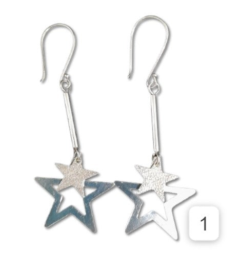 Aretes en Plata 950&nbsp; Largo APLL41
