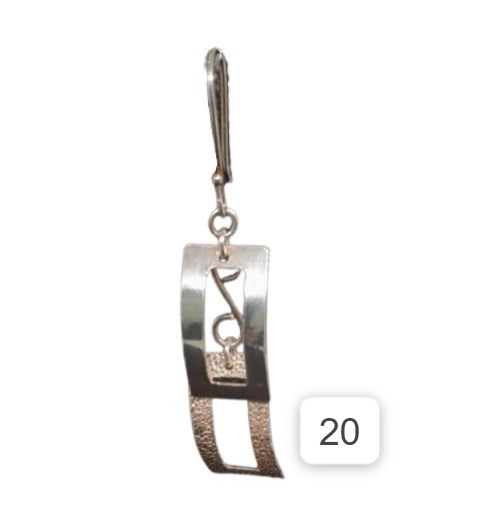 ARETE PLATA LEY 950 CORTOS APLCH40