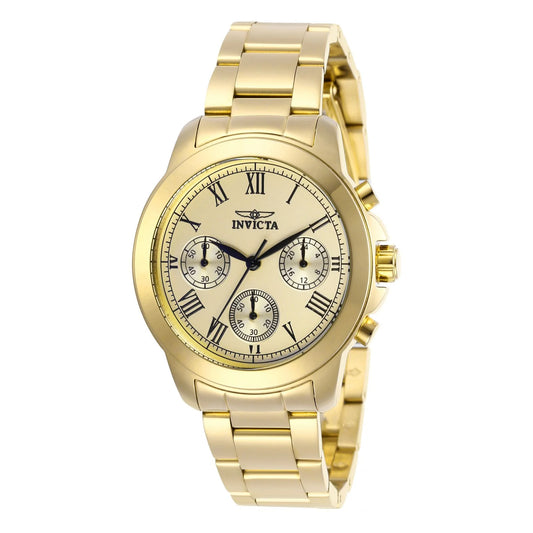 reloj clásico para mujer invicta specialty 21654 -DORADO