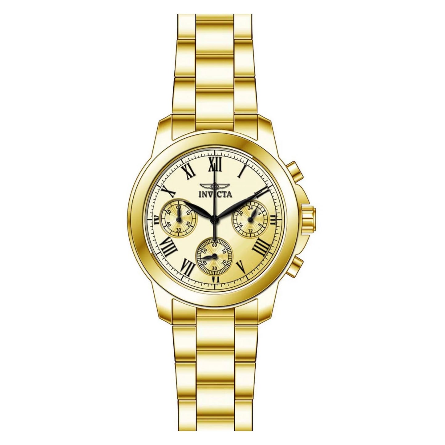 reloj clásico para mujer invicta specialty 21654 -DORADO