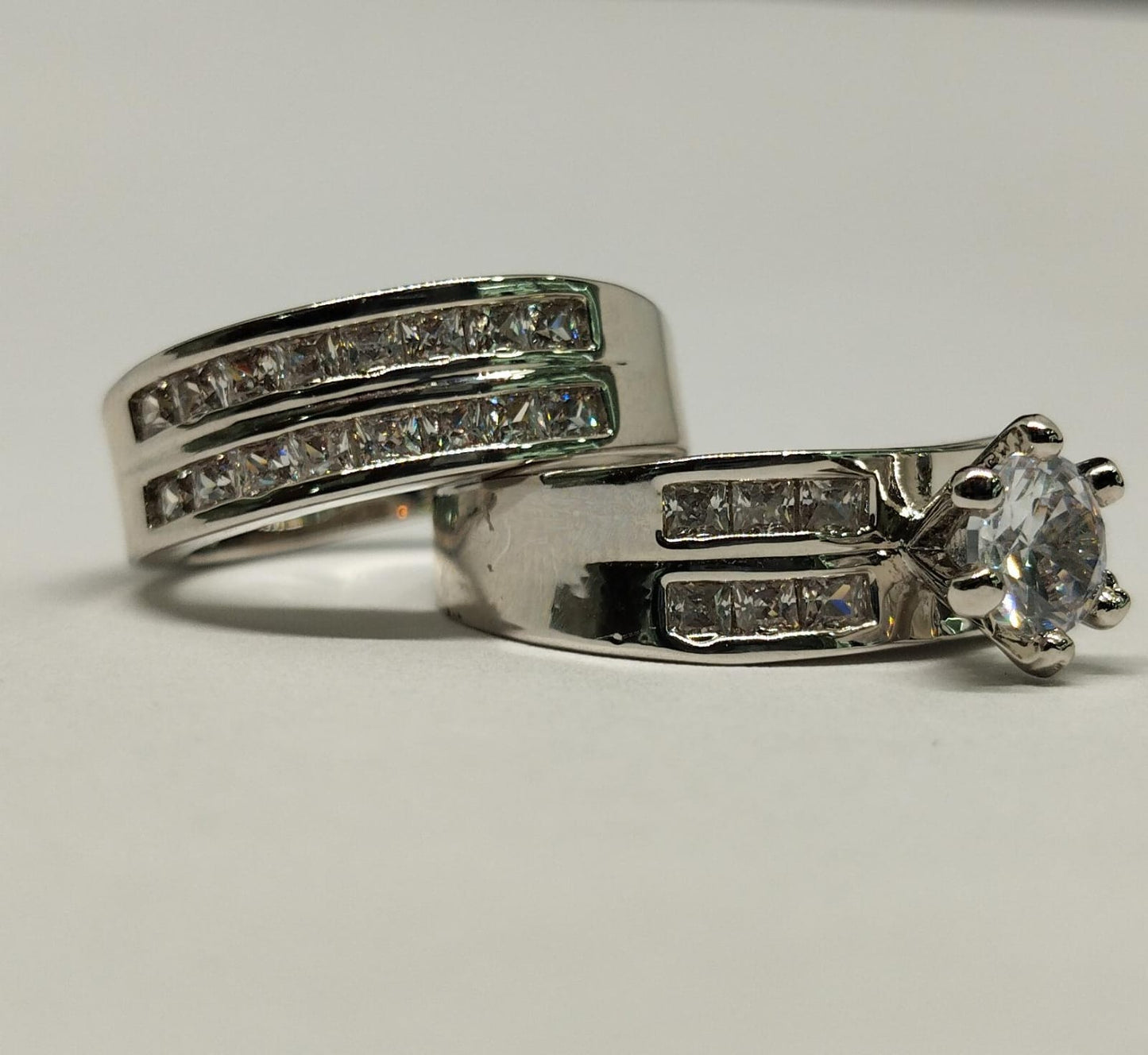 Set de Boda en Plata Laminada ANBJ0124