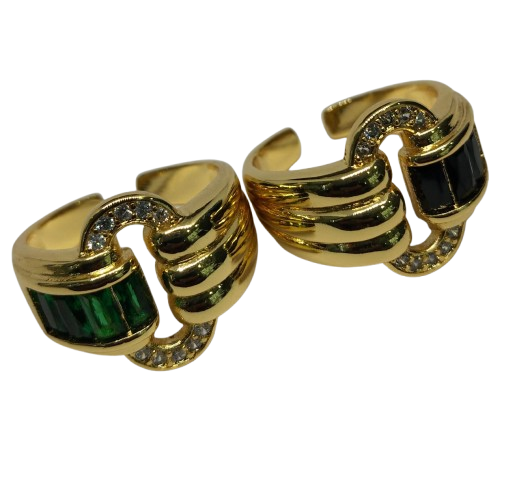 Anillo en Oro Laminado con Argolla y Microcircones ANBJ0980