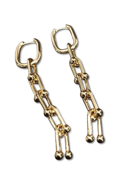 ARETES ORO LAMINADO BRBJ2051