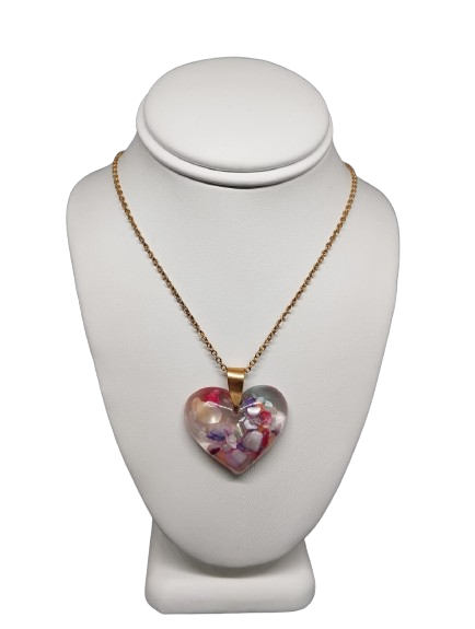 COLLAR ACERO CON CORAZÒN EN RECINA CLLCR2