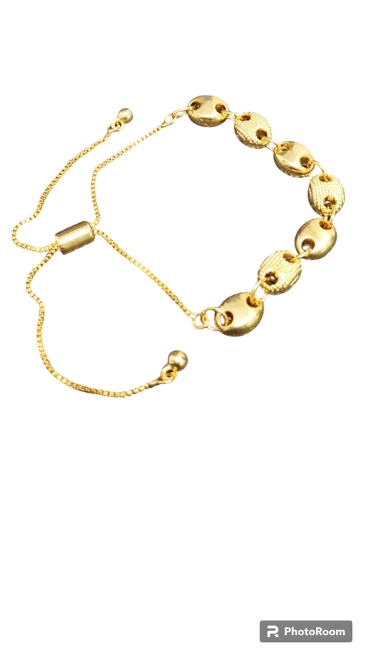 PULSERA ORO LAMINADO DISEÑO GUCCI LL57100