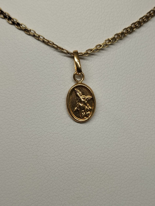 DIJE SAN MIGUEL ARCANGEL ORO 18K DSM