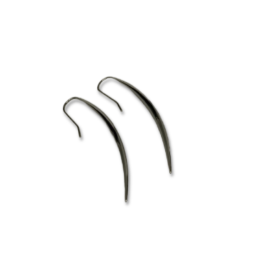 Arete de Fantasía con Diseño de Espiga plateada AFESPP