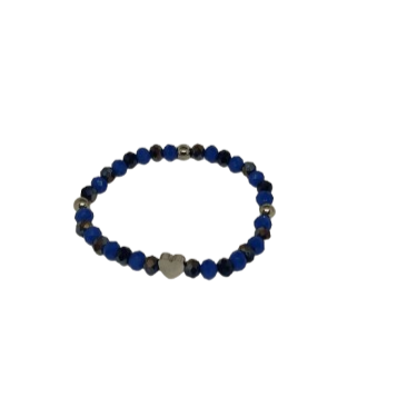 PULSERA MURANO SINTETICO Y ACERO PABPCZ1