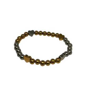 PULSERA CUATRO CORAZONES BDPCZ