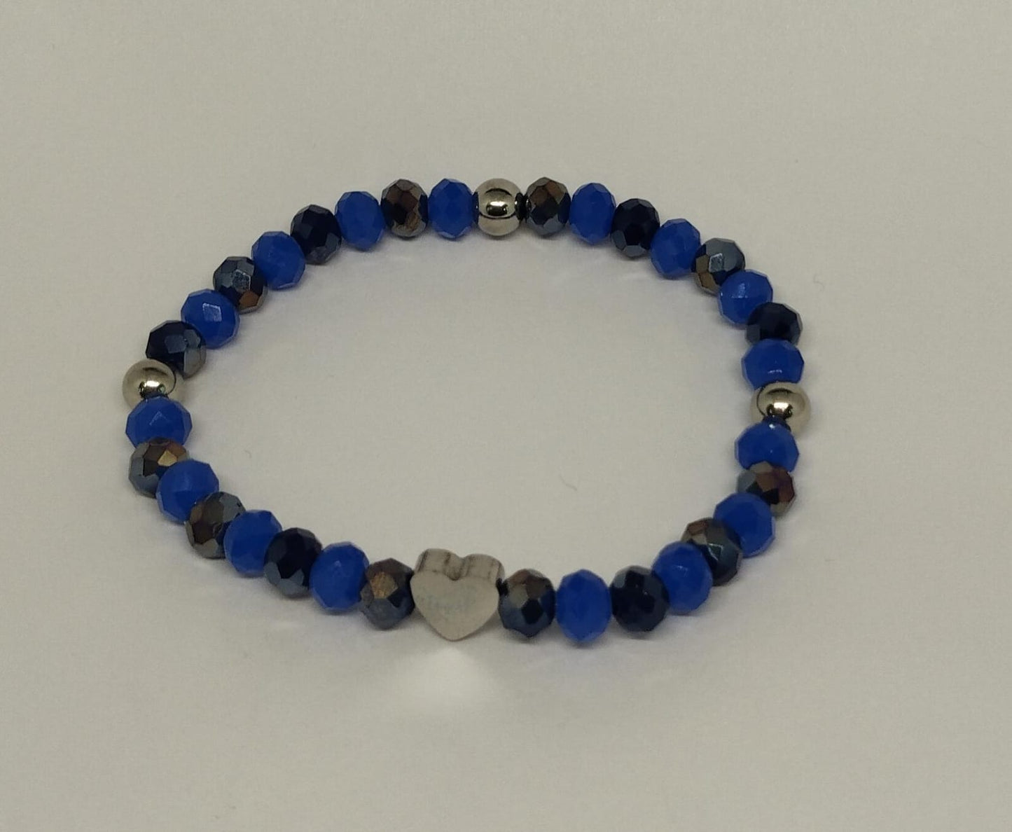 PULSERA MURANO SINTETICO Y ACERO PABPCZ1