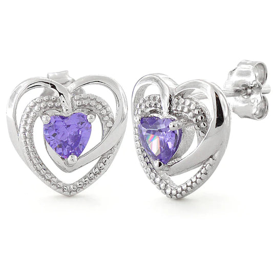 ARETE PLATA LEY 925 Y CIRCÒN PURPURA PPCH41