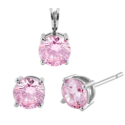 SET PLATA LEY 925 DIJE Y ARETES SETPCH36