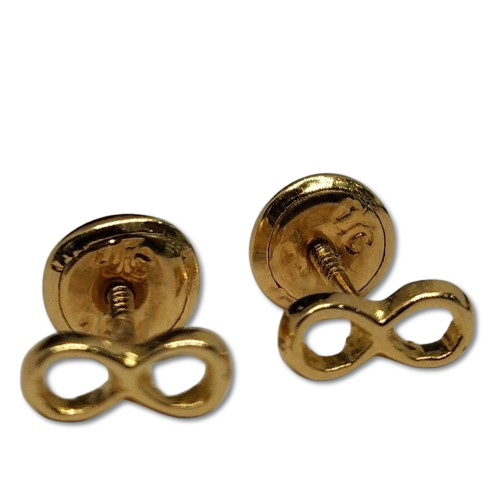 TOPOS ORO 18K DISEÑO INFINITO TINFINITO