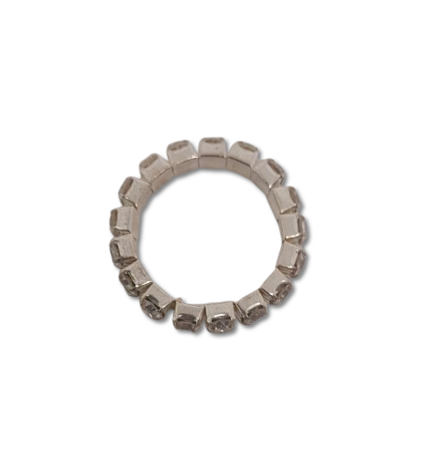 Anillo Elástico de Brillantes en Fantasía AFCH2186