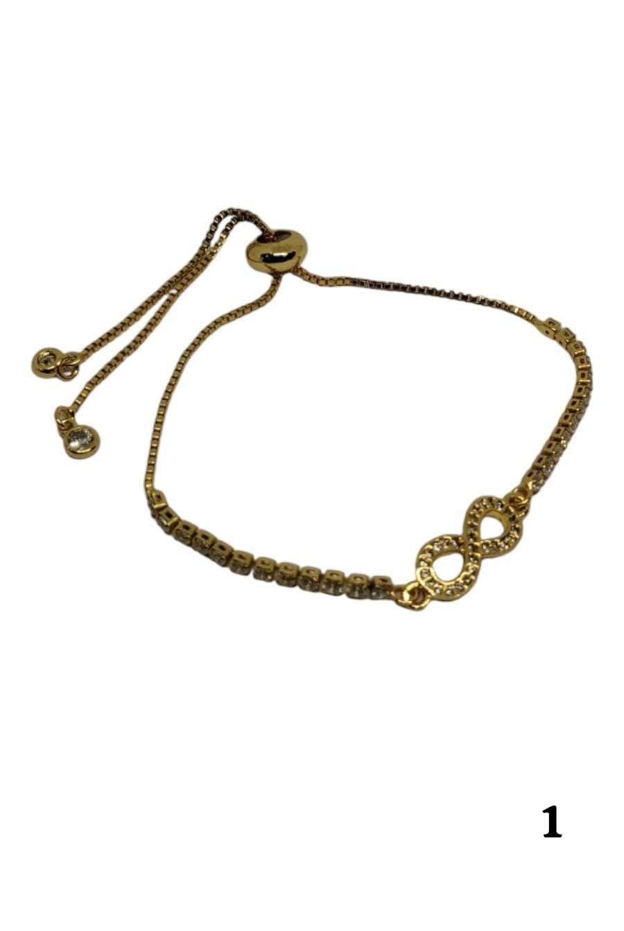 PULSERAS ORO LAMINADO DISEÑOS LBJ5330