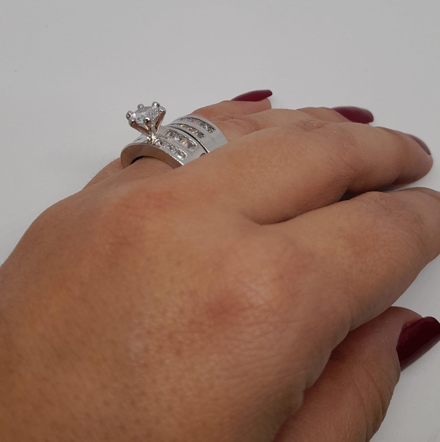 Set de Boda en Plata Laminada ANBJ0124