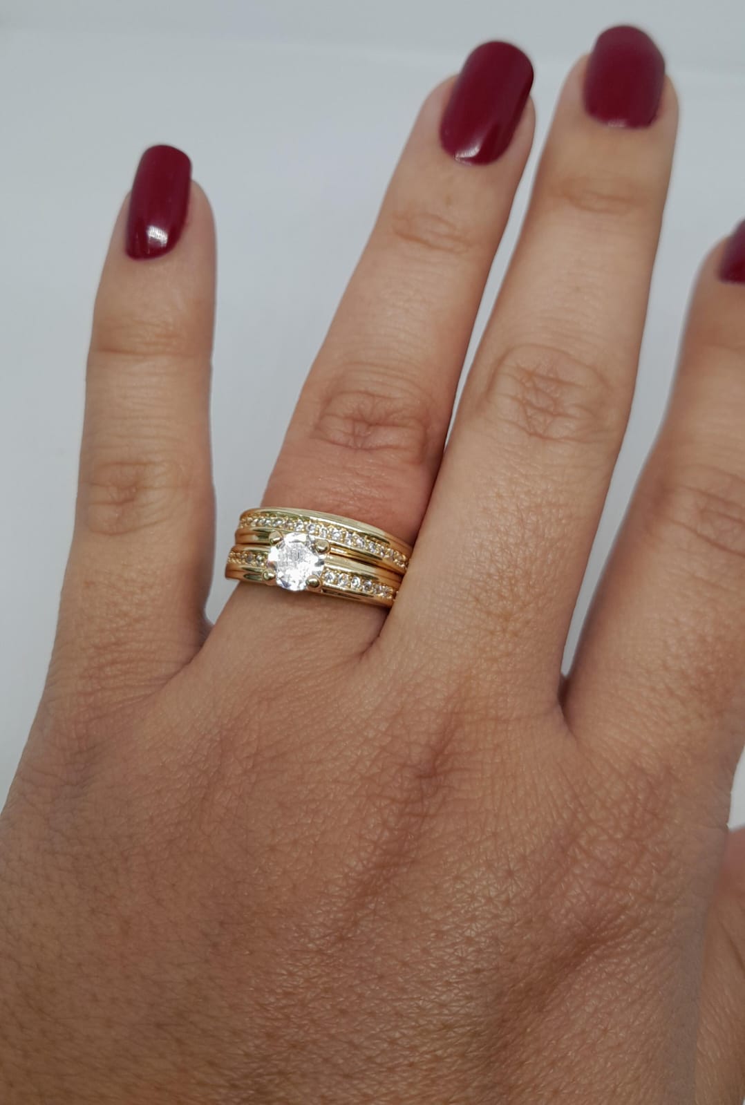 SET DE BODA ORO LAMINADO ANBJ20228