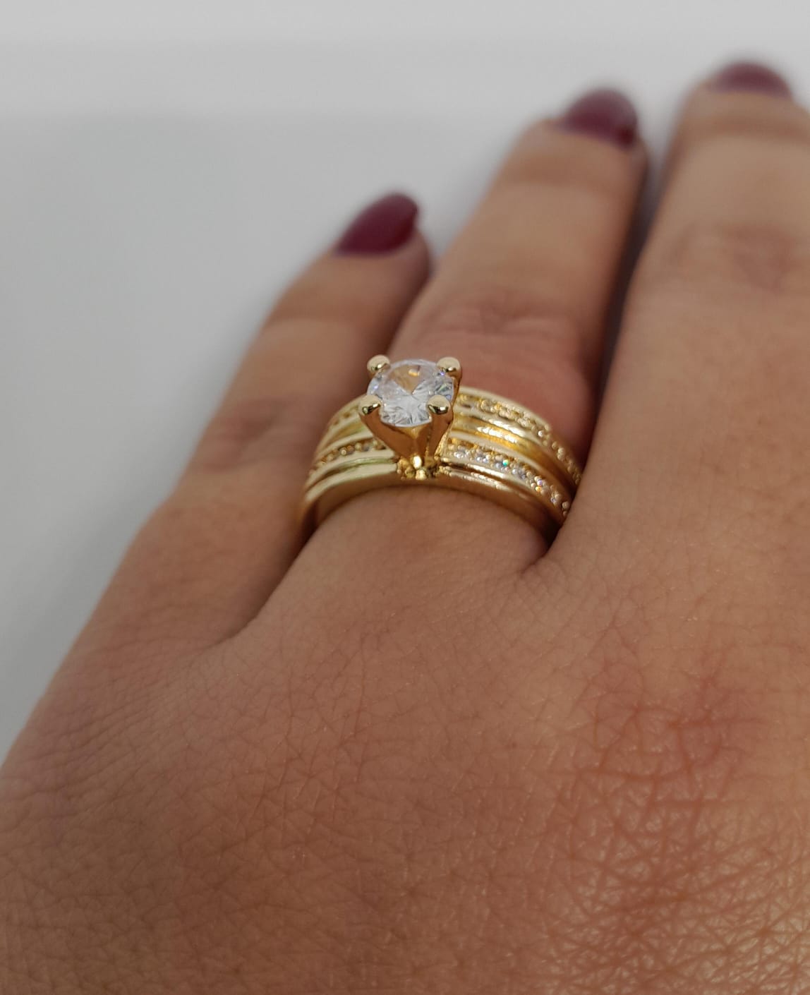 SET DE BODA ORO LAMINADO ANBJ20228