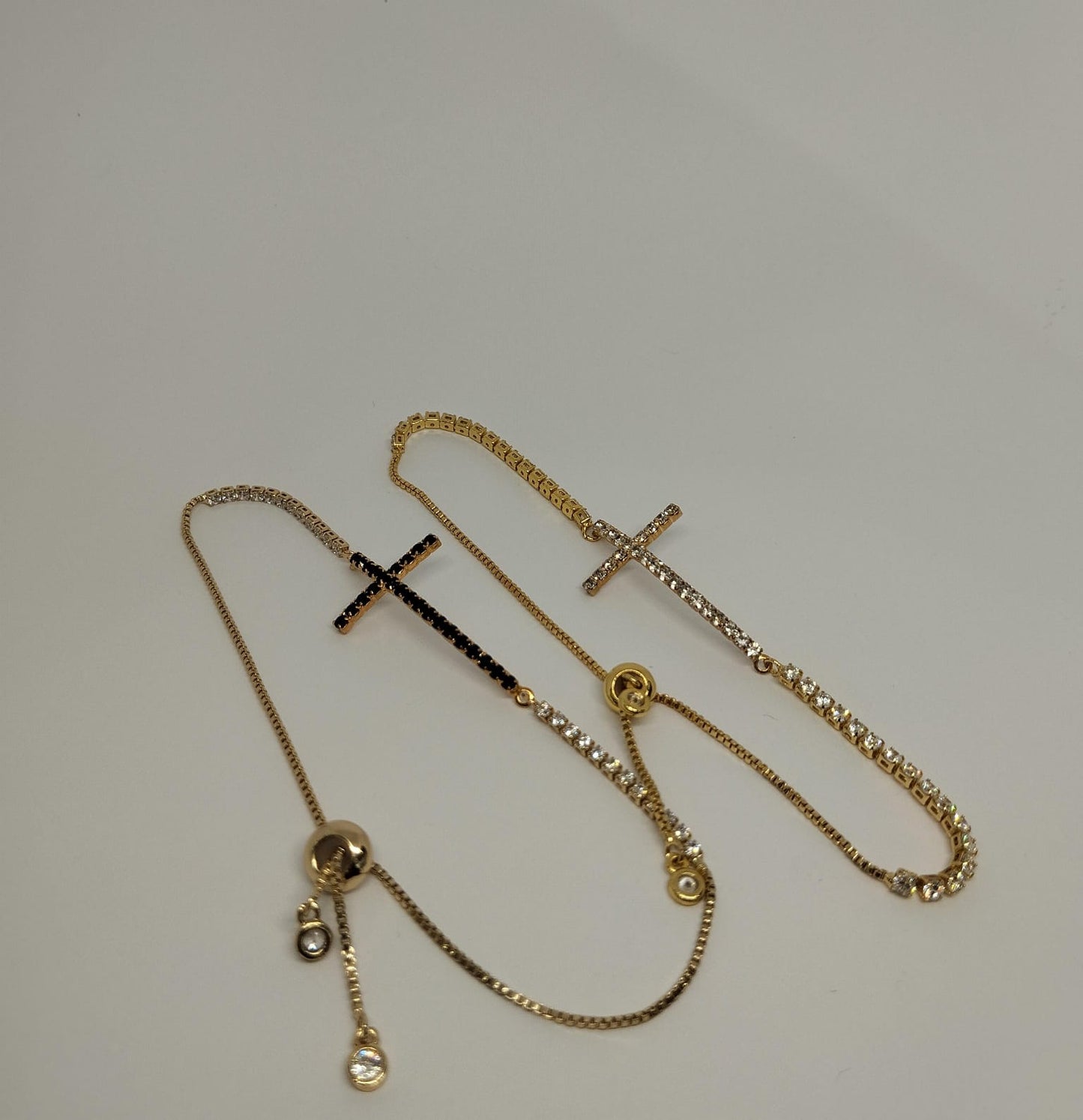 PULSERA CRUZ ORO LAMINADO PLBJ5319