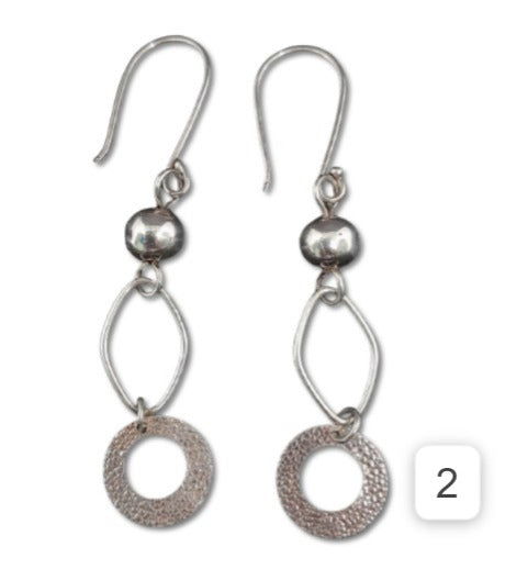 Aretes en Plata 950&nbsp; Largo APLL41