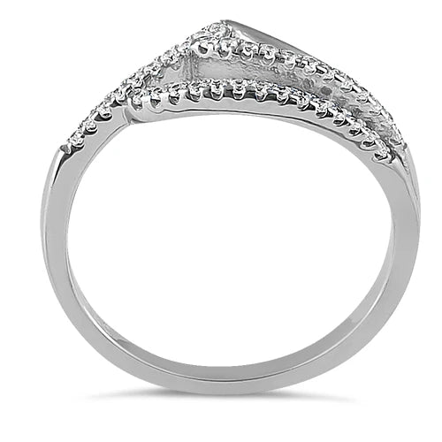 ANILLO EN PLATA OLA DE MAR APCH9
